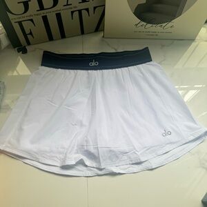 ALO Yoga White Mini Skirt